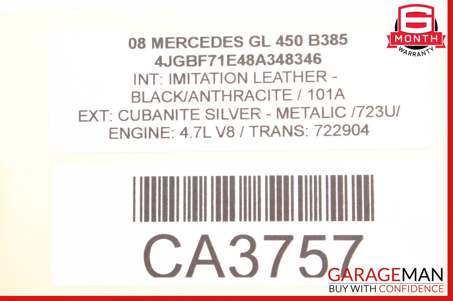 06-13 Mercedes X164 GL450 R350 GL550 Front Left Driver Door Control Module OEM