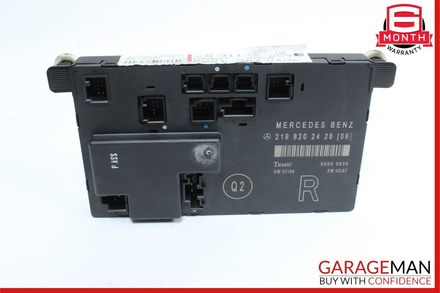 06-11 Mercedes W219 CLS500 CLS550 Front Right Door Control Module 2198202426 OEM