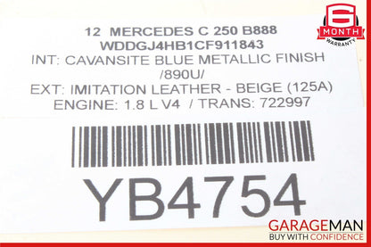 08-14 Mercedes W204 C250 C300 Front Left Side Curved Wishbone Control Arm OEM