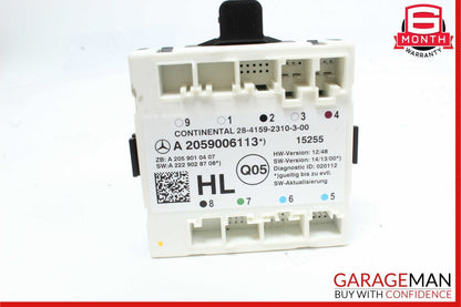 15-18 Mercedes W205 C300 C400 Rear Left Driver Side Door Control Module Unit OEM