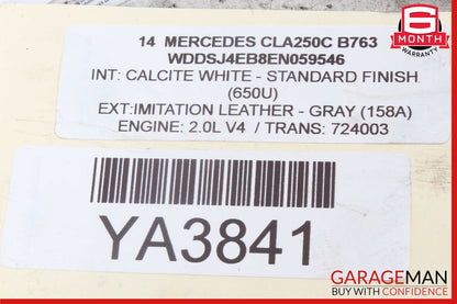 14-19 Mercedes W117 CLA250 CLA180 Rear Left / Right Forward Wishbone Control Arm