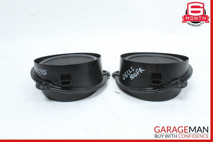 06-11 Mercedes W219 CLS500 Right & Left Side Door Sound Audio Speakers Set of 2