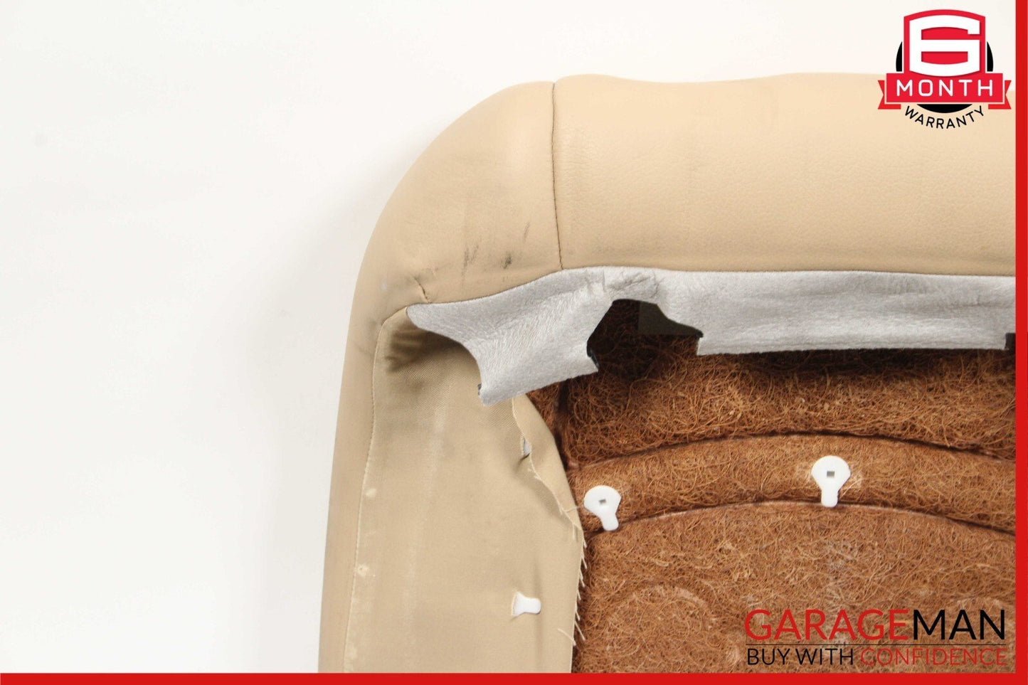 06-11 Mercedes W219 CLS500 Front Right or Left Side Top Upper Seat Cushion Brown