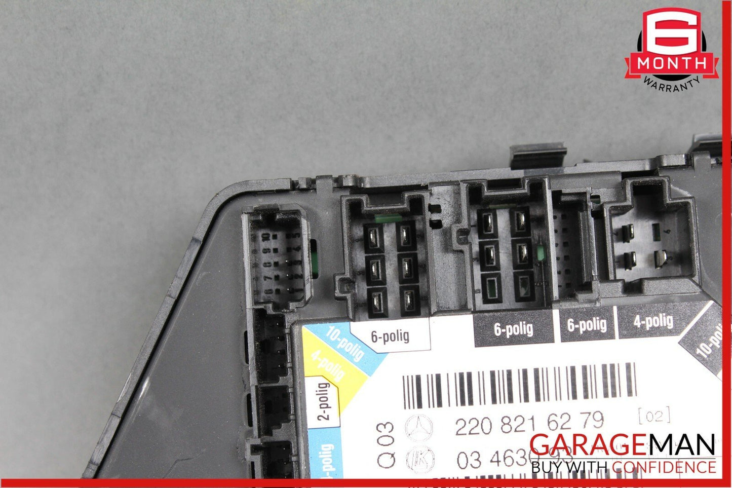 00-06 Mercedes W220 S430 S500 Rear Left Side Seat Control Module 2208216279 OEM