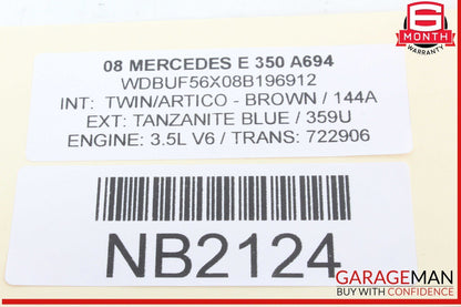 06-09 Mercedes W211 E350 CLS500 Front Right Passenger Seat Control Module OEM