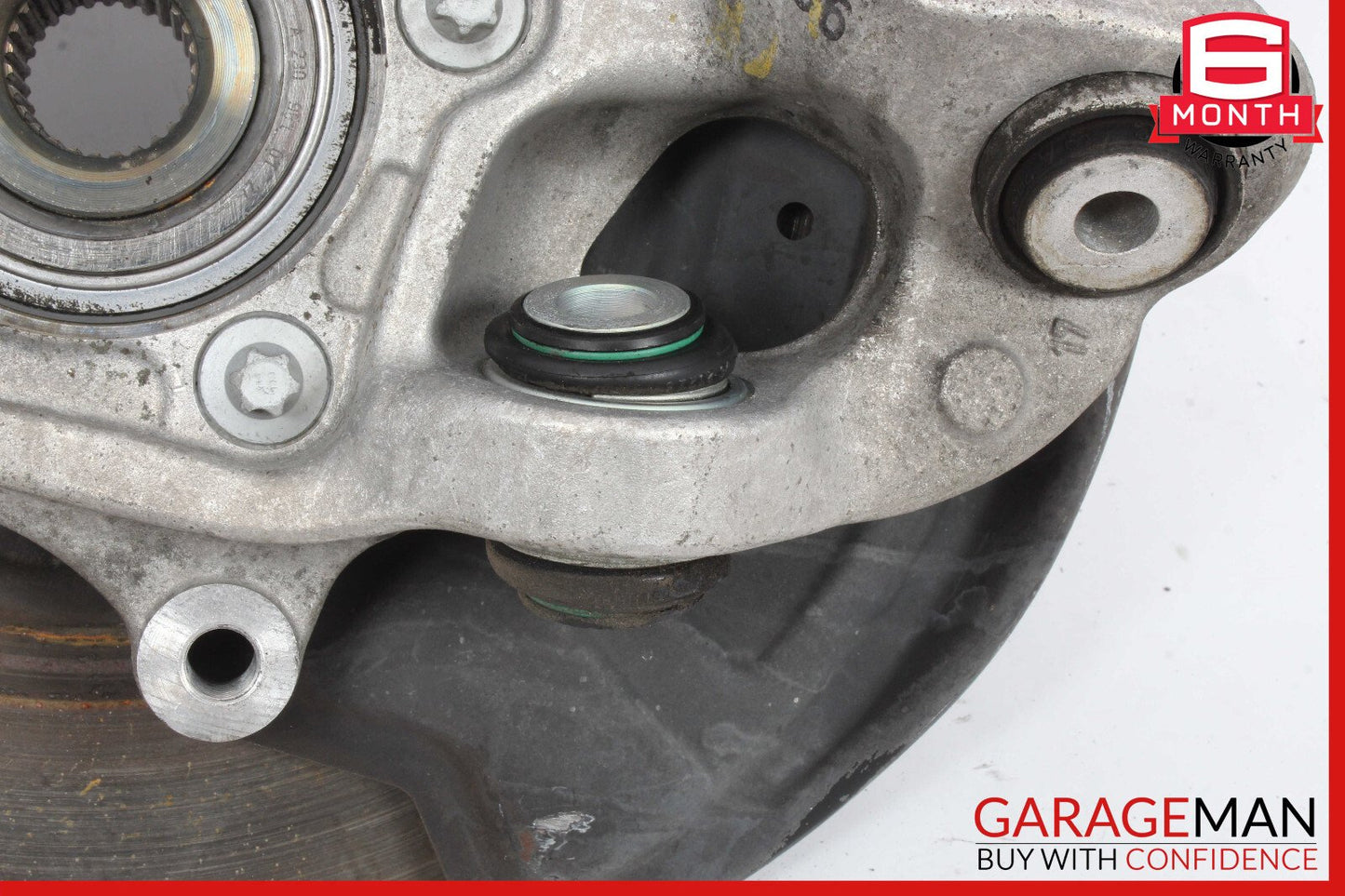 08-14 Mercedes W204 C250 Rear Left Side Spindle Knuckle Hub Bearing Brake Rotor