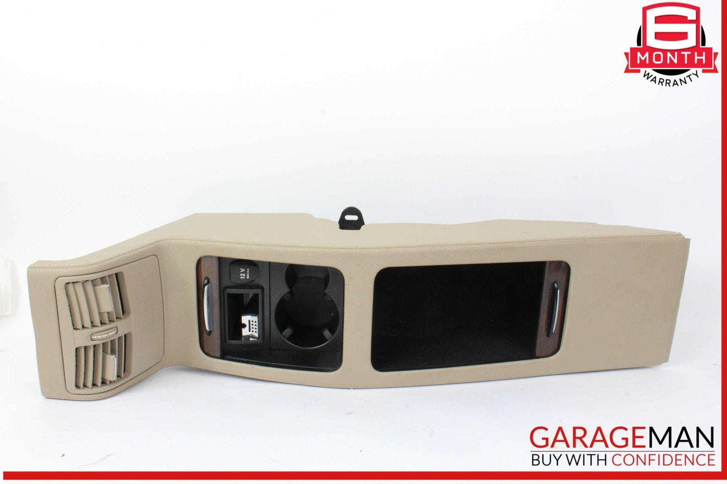 12-14 Mercedes W218 CLS550 CLS500 Rear Center Console Armrest Storage Beige OEM