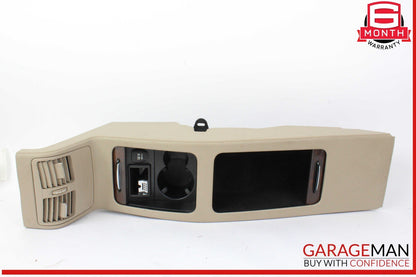 12-14 Mercedes W218 CLS550 CLS500 Rear Center Console Armrest Storage Beige OEM