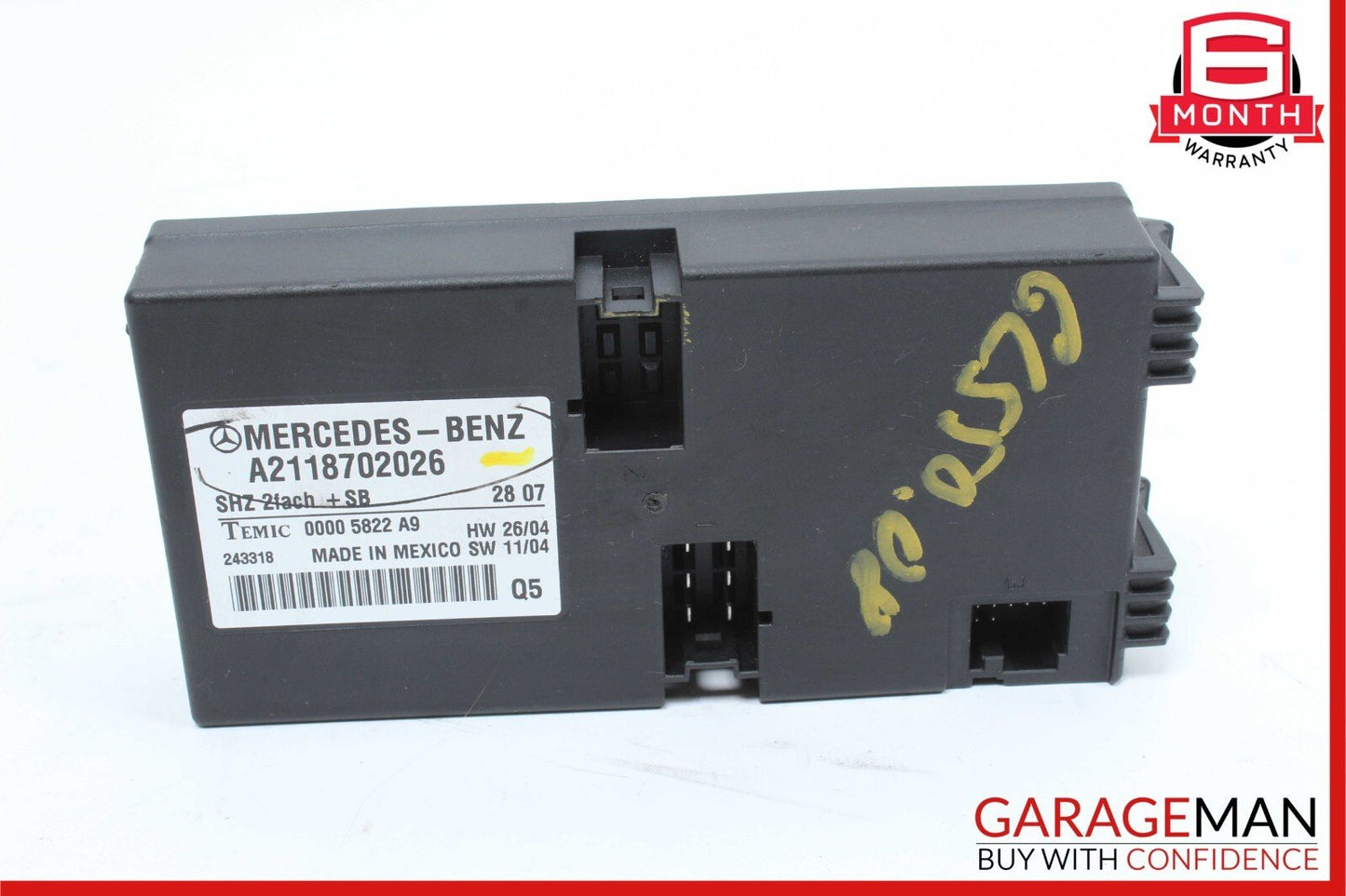 06-13 Mercedes X164 GL550 4Matic Heated Seat Computer Control Module Unit OEM