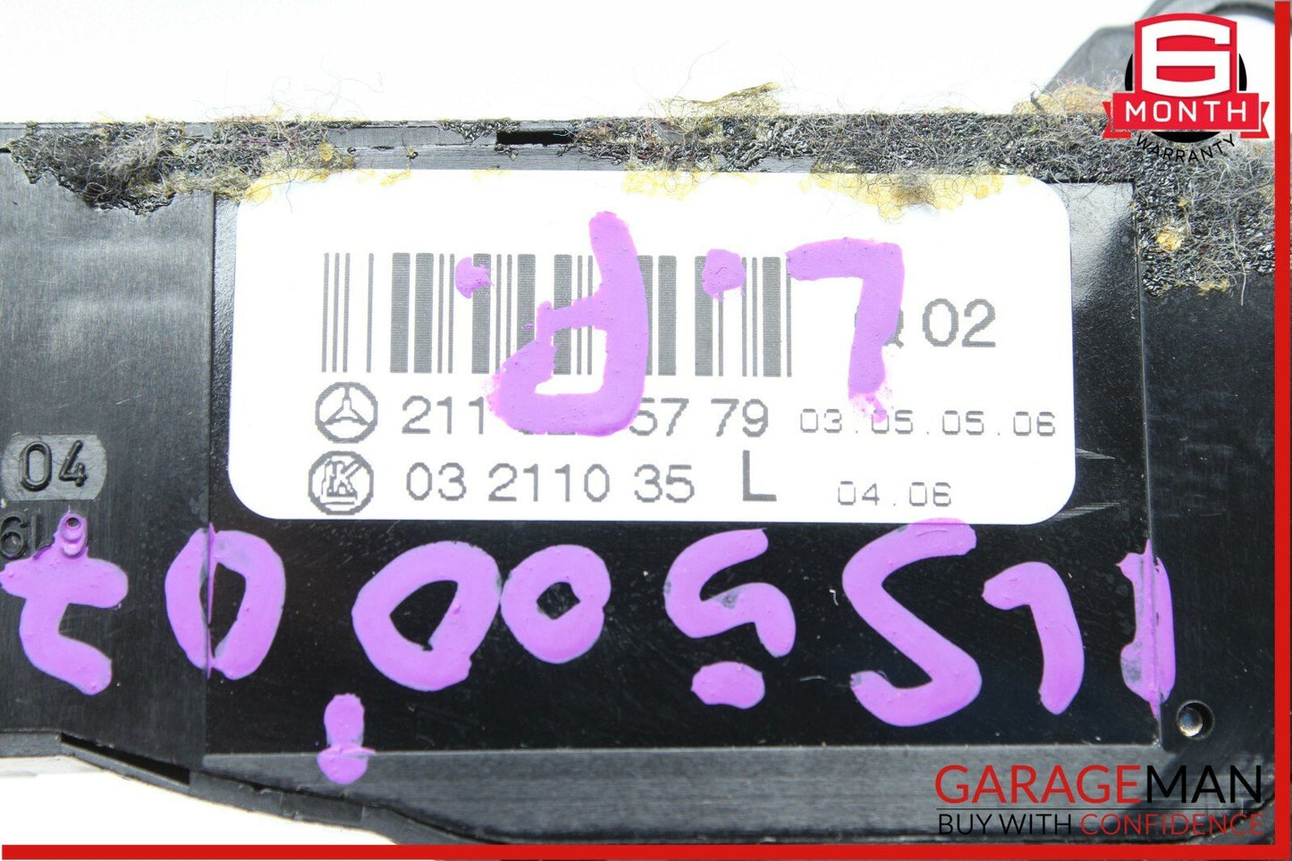03-11 Mercedes W219 CLS500 E350 Front Left Side Door Mirror Control Switch OEM