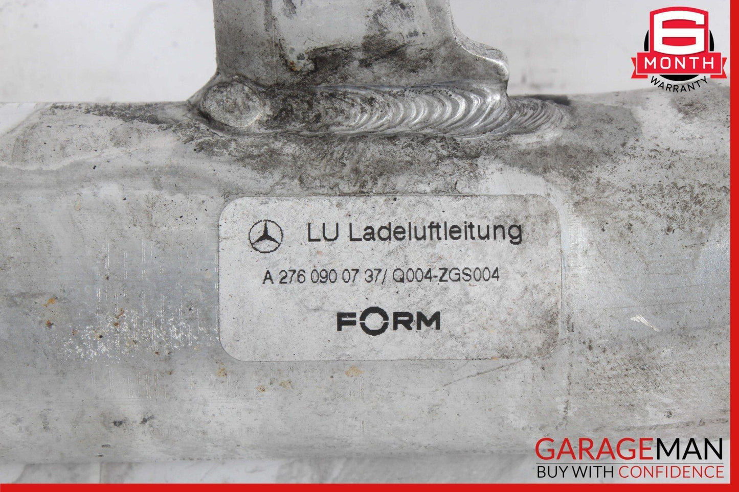 14-21 Mercedes W166 ML400 SLC43 AMG Intercooler Hose Left Driver Side OEM