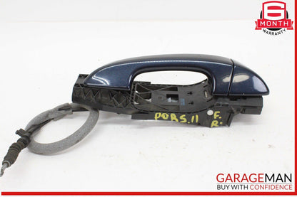 11-18 Porsche Cayenne 958 Right Passenger Side Exterior Door Handle Blue OEM