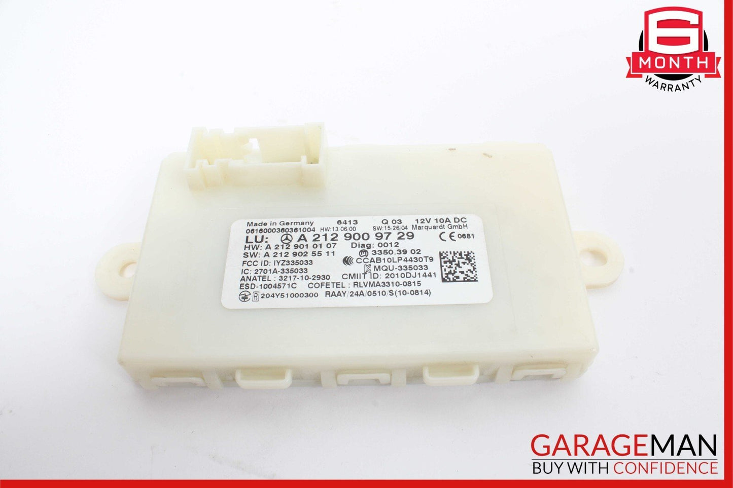 13-20 Mercedes W117 CLA250 E350 SL550 Keyless Go Entry Control Module OEM