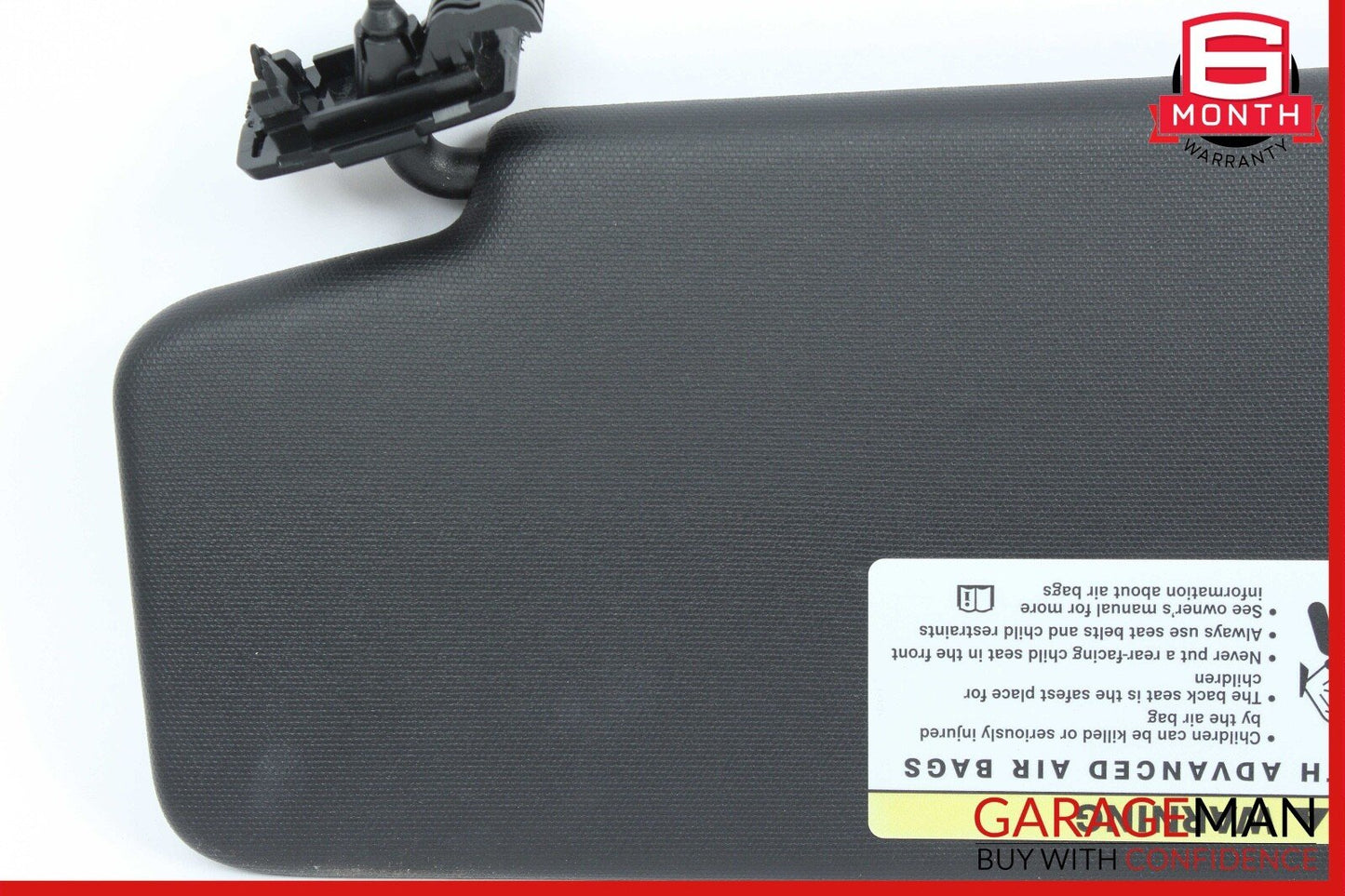 08-14 Mercedes W204 C300 Front Right Side Sun Visor Sunvisor Shade Cover OEM