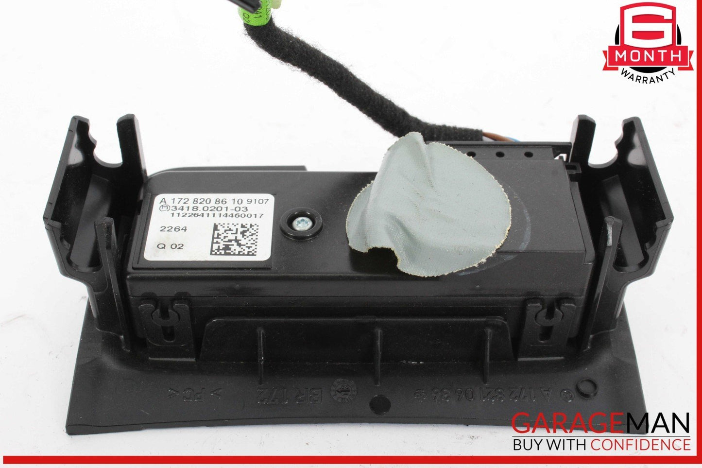 12-20 Mercedes R172 SLK250 C350 Overhead Emergency Panel Controller Switch Black