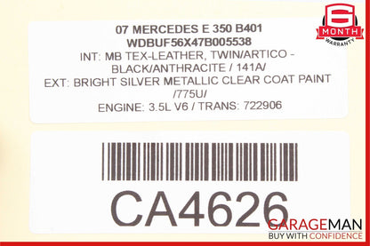 05-12 Mercedes CLS500 GL450 E350 Front Right Side Foglight Fog Light Lamp
