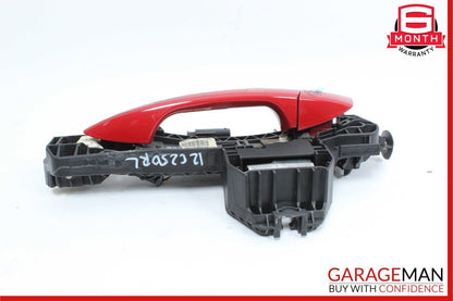 12-14 Mercedes W204 C250 C300 Rear Left Side Exterior Door Handle Red OEM