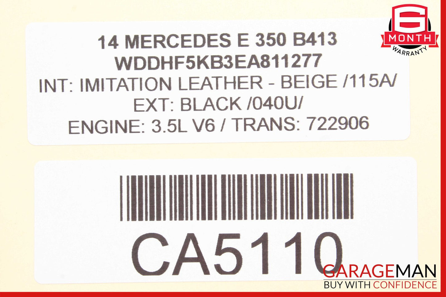 Mercedes W212 E350 SLK250 C350 Seat Control Module Front Right Side OEM