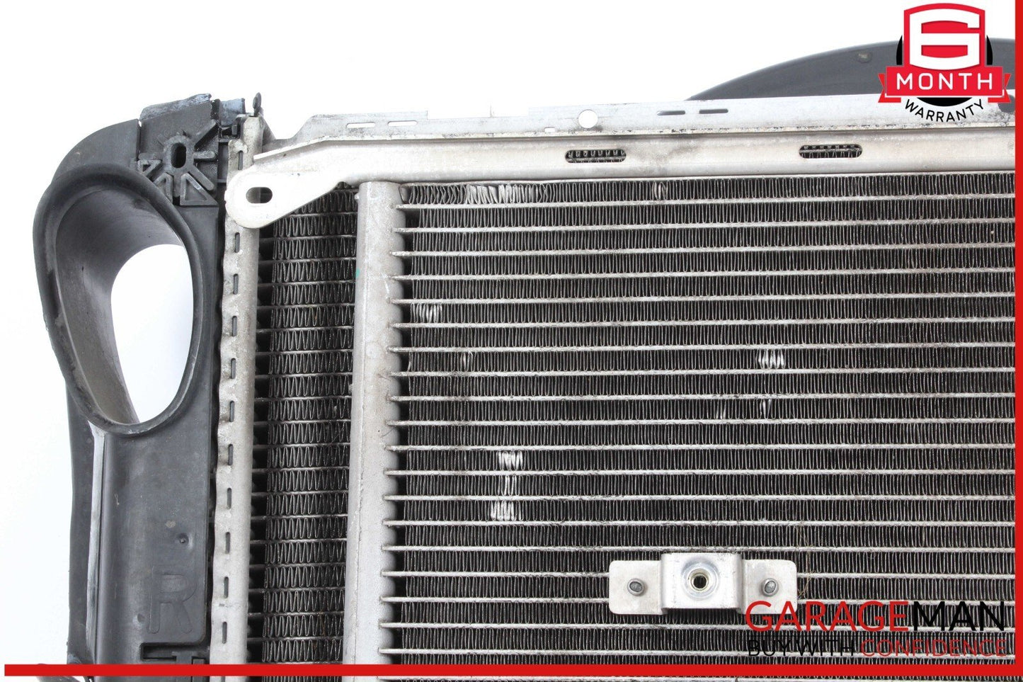 02-06 Mercedes W215 CL500 Engine Motor Cooling Fan Shroud w/ Radiator