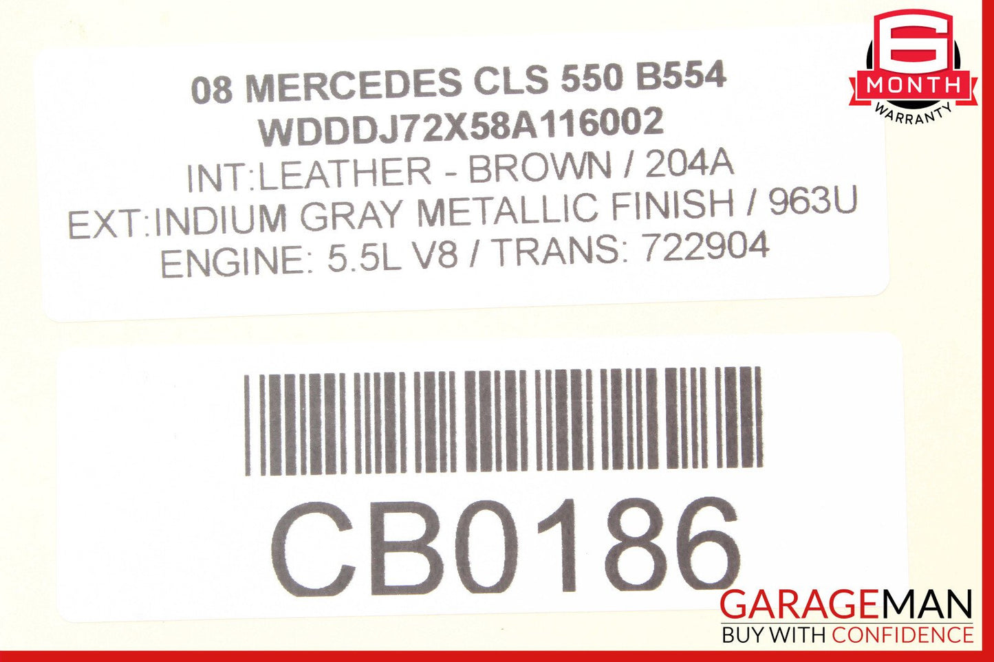 06-11 Mercedes W219 CLS550 Rear Left Door Control Module 2198200226 OEM