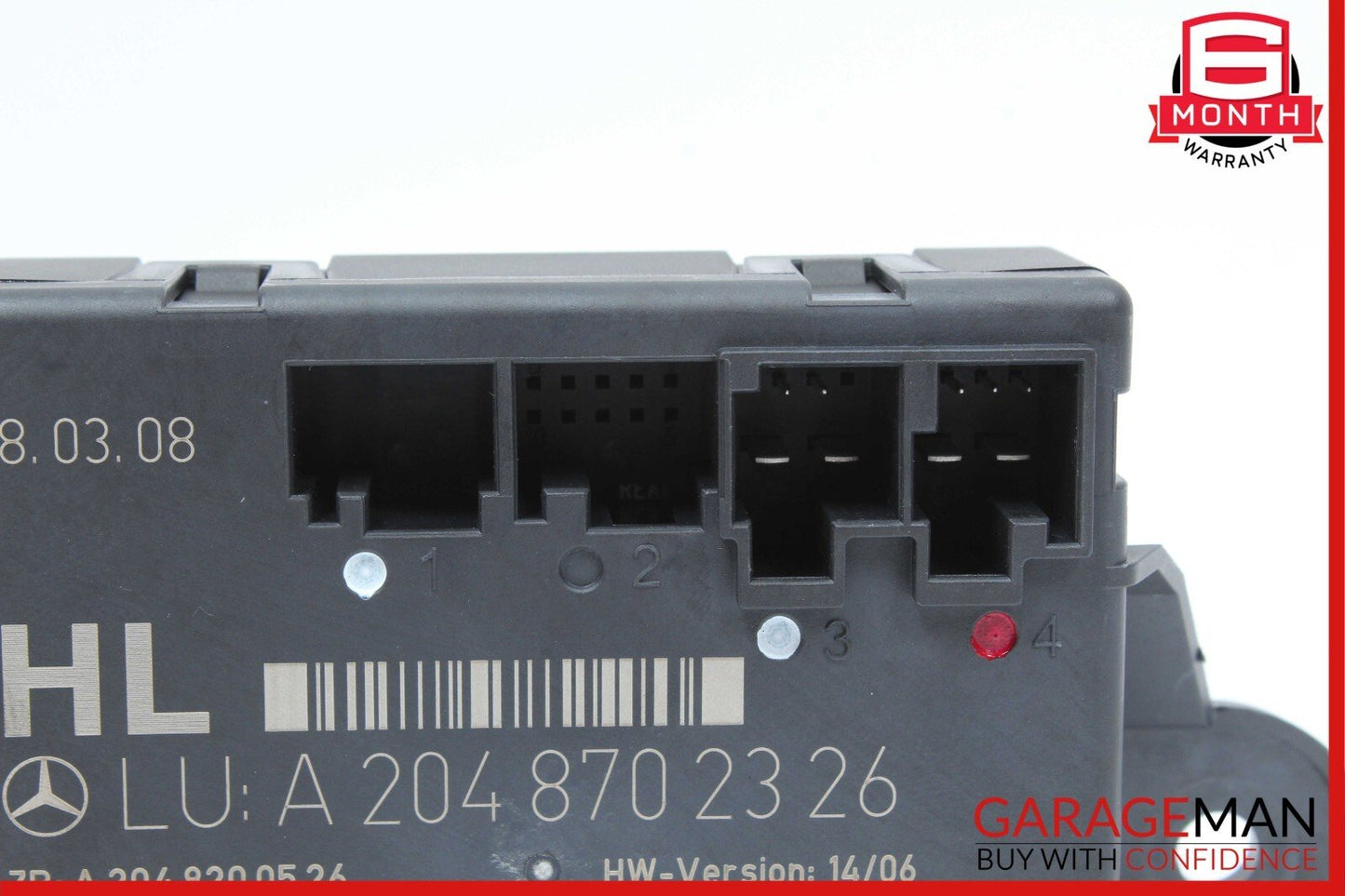 08-14 Mercedes W204 C300 C350 Rear Left Side Door Control Module 2048702326 OEM