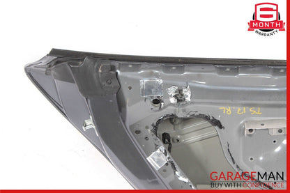 12-20 Tesla Model S Rear Left Driver Side Exterior Door Shell Panel Gray OEM