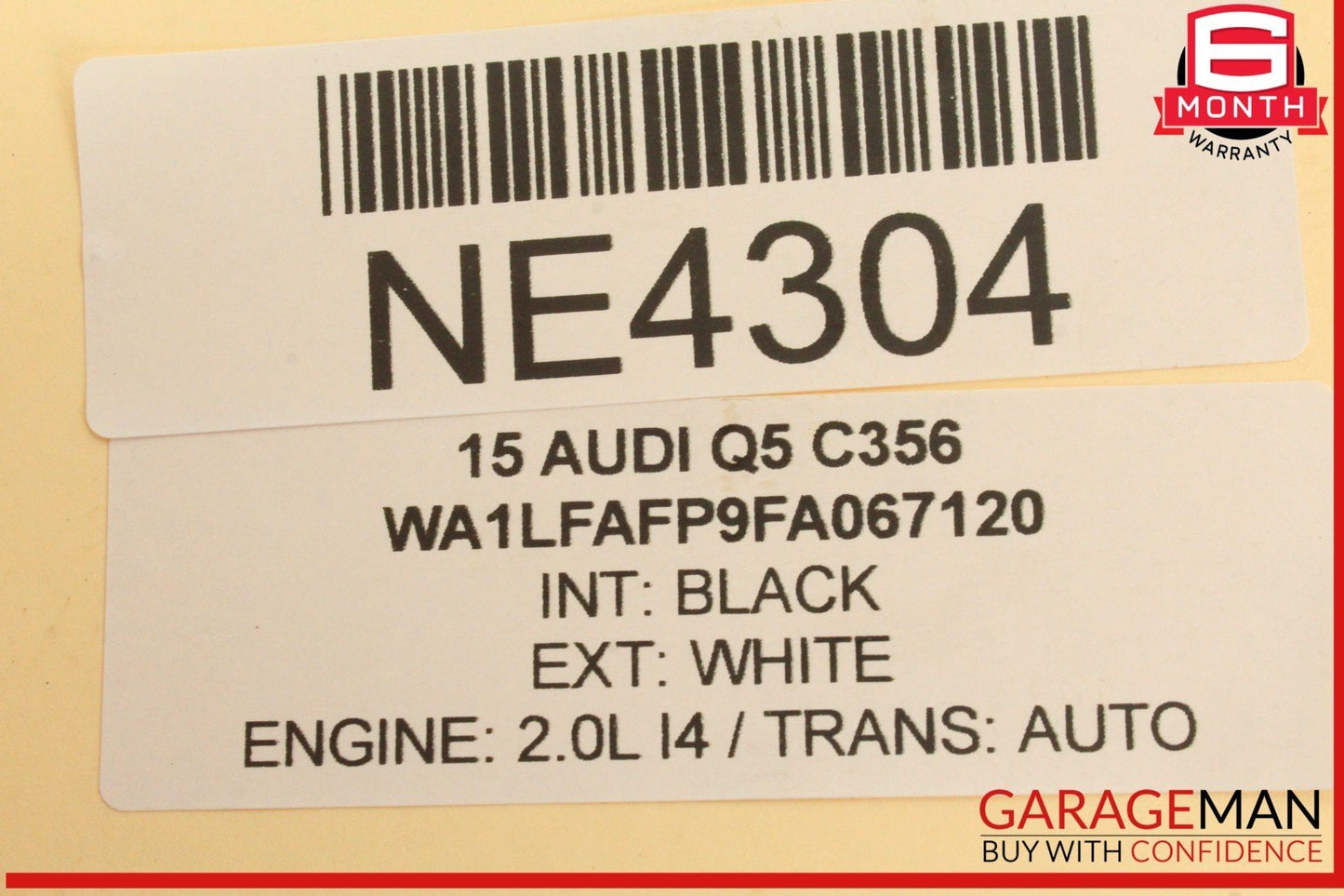 13-17 Audi Q5 SQ5 Power Brake Booster Master Cylinder w/ Reservoir 8R0612103H