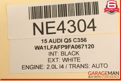 13-17 Audi Q5 SQ5 Power Brake Booster Master Cylinder w/ Reservoir 8R0612103H