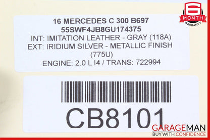 15-20 Mercedes W205 C300 GLC43 AMG Electronic Parking Button Switch