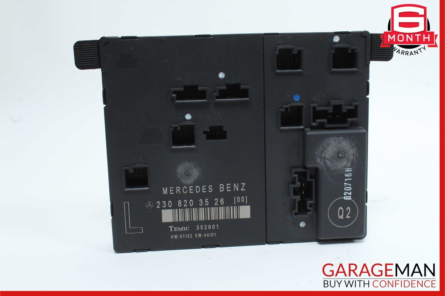 03-12 Mercedes R230 SL500 SL550 SL600 Front Left Side Door Control Module Unit