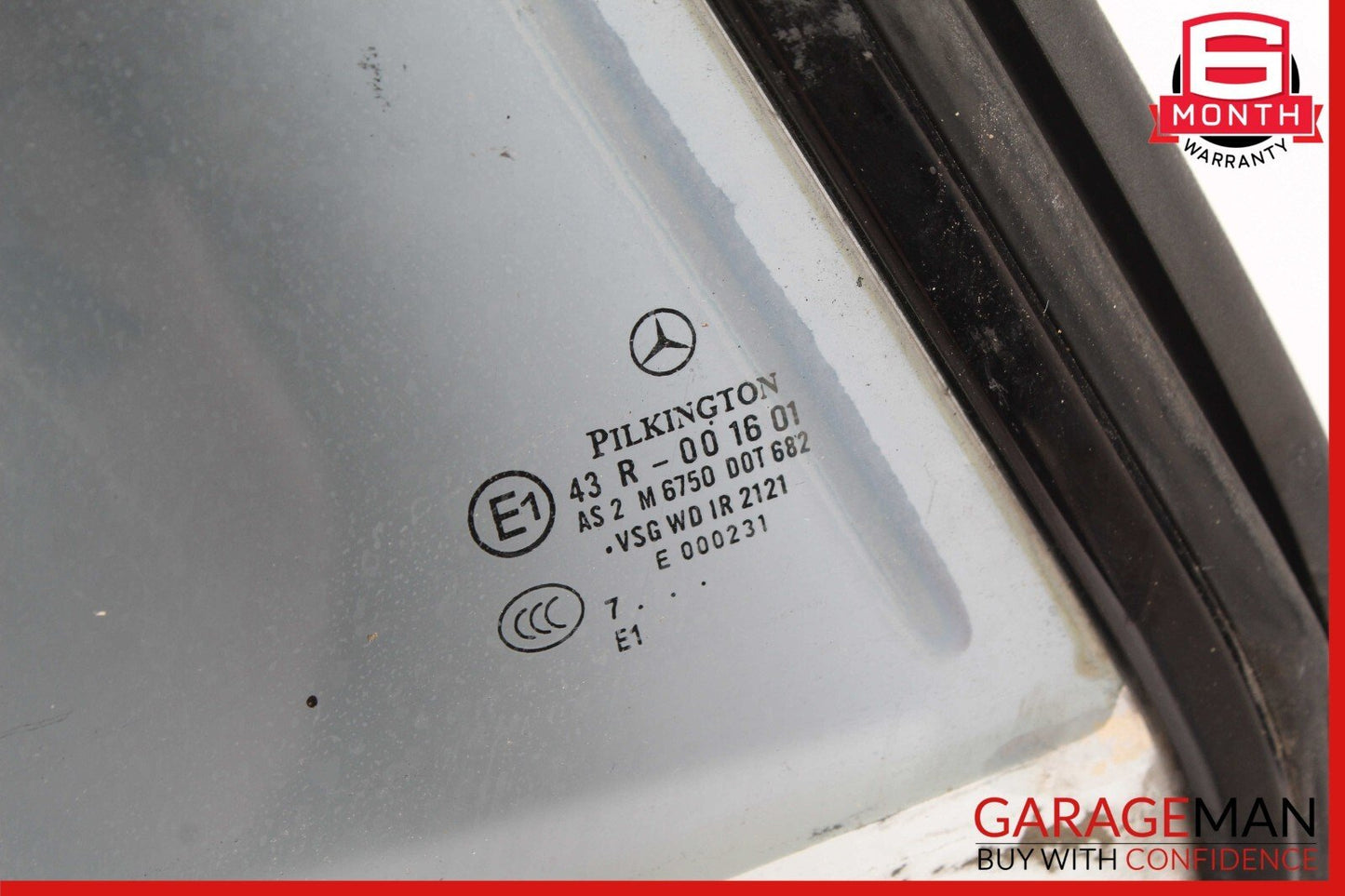 07-14 Mercedes W216 CL63 CL550 Rear Right Side Door Quarter Window Auto Glass