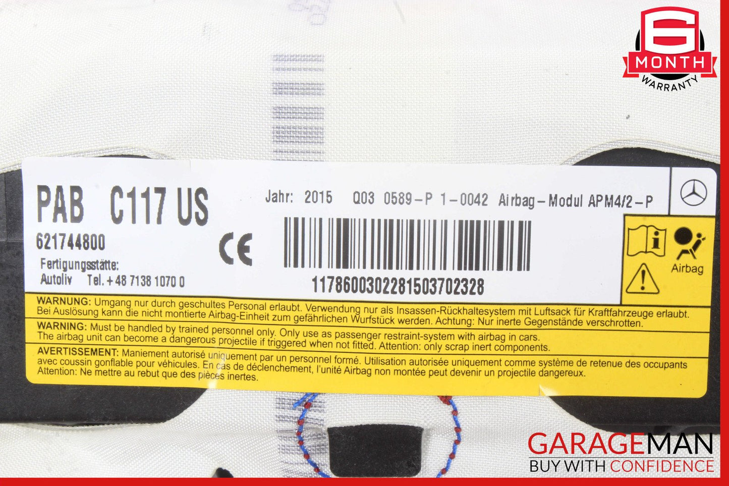 15-20 Mercedes W117 CLA250 Front Right Instrument Panel Cover 1178600302 OEM