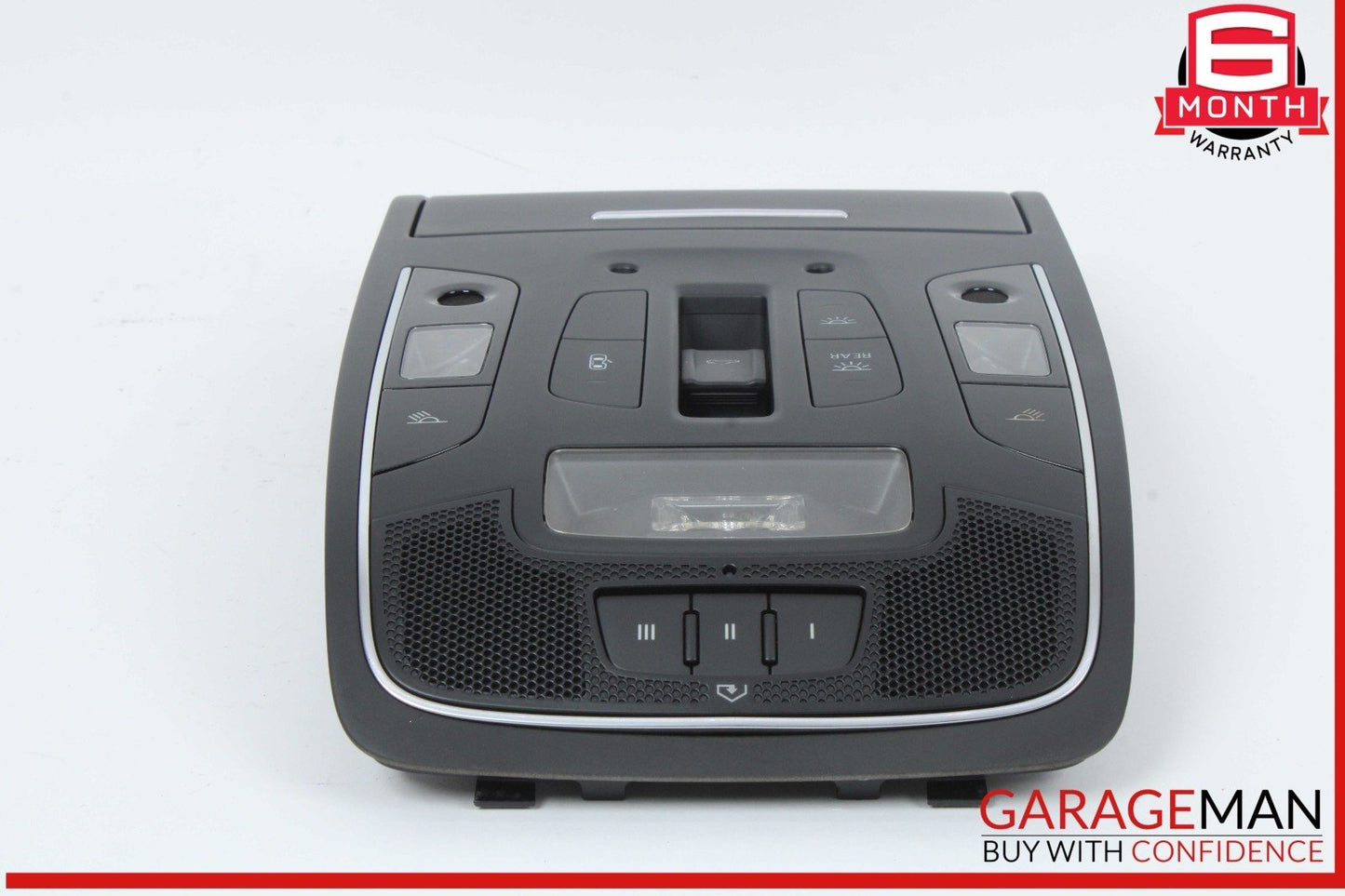 12-18 Audi A7 A6 Front Overhead Upper Interior Dome Light Lamp Black OEM