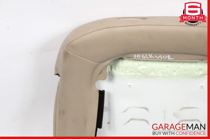 10-15 Mercedes X204 GLK350 Front Left Top Upper Seat Cushion Cover Brown OEM