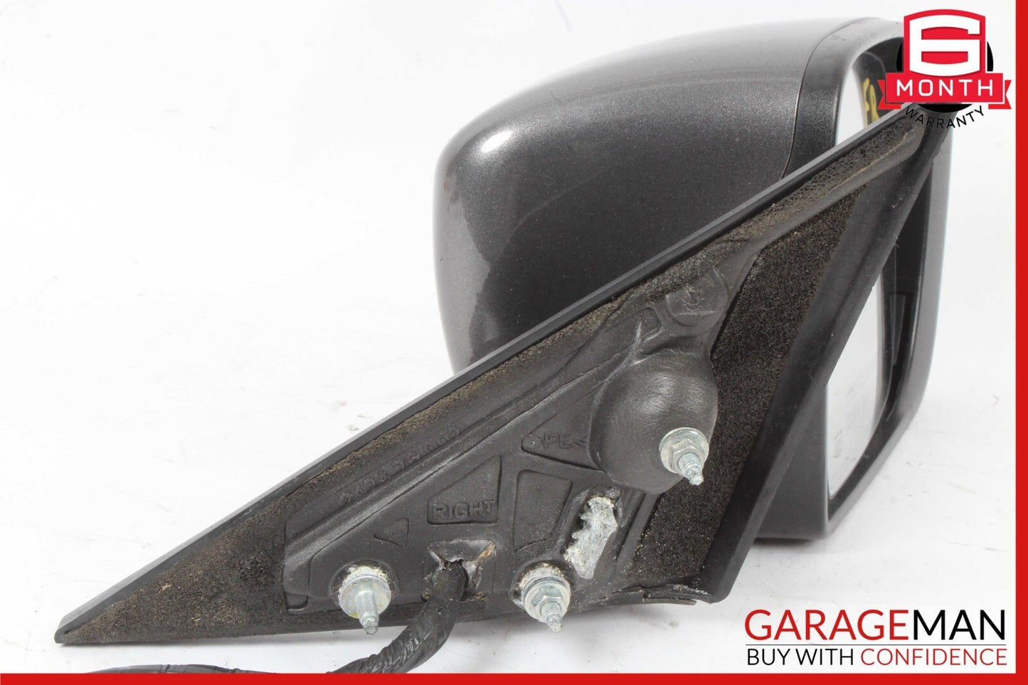 14-17 Maserati Ghibli Front Right Side Mirror Door Rear View Black OEM
