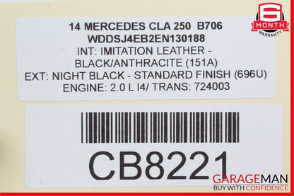 12-20 Mercedes CLA250 ML350 Front Right Side Door Control Module Unit
