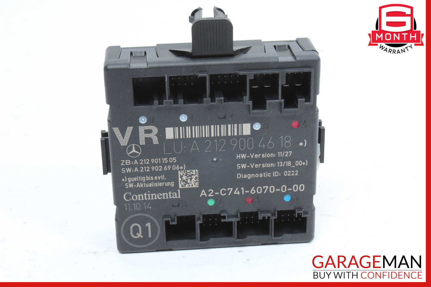 08-17 Mercedes W207 E400 Front Right Passenger Side Door Control Module OEM