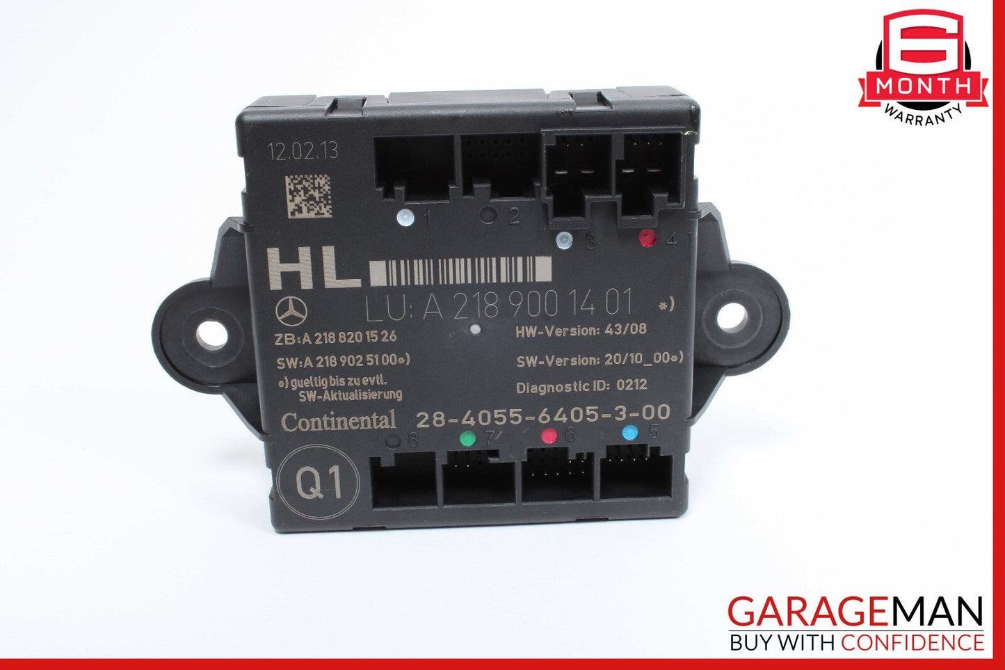 08-18 Mercedes W204 C250 E550 CLS550 Rear Left Side Door Control Module OEM