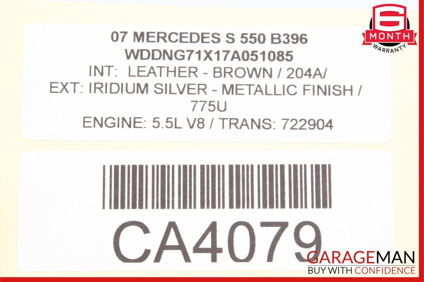 07-13 Mercedes W221 S550 S63 Front Left Driver Side Under Seat Control Unit OEM
