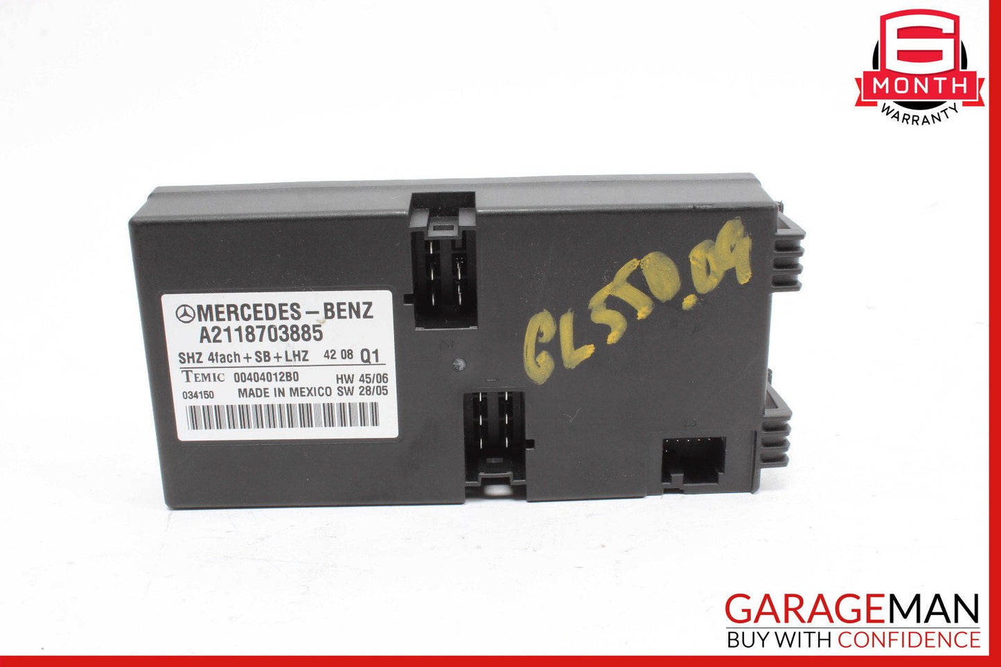06-13 Mercedes X164 GL550 E320 Heated Seat Control Module 2118703885 OEM