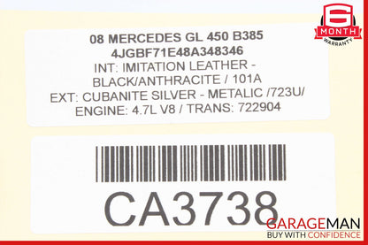 07-09 Mercedes X164 GL450 GL550 Third Row Seat Power Folding Control Module OEM