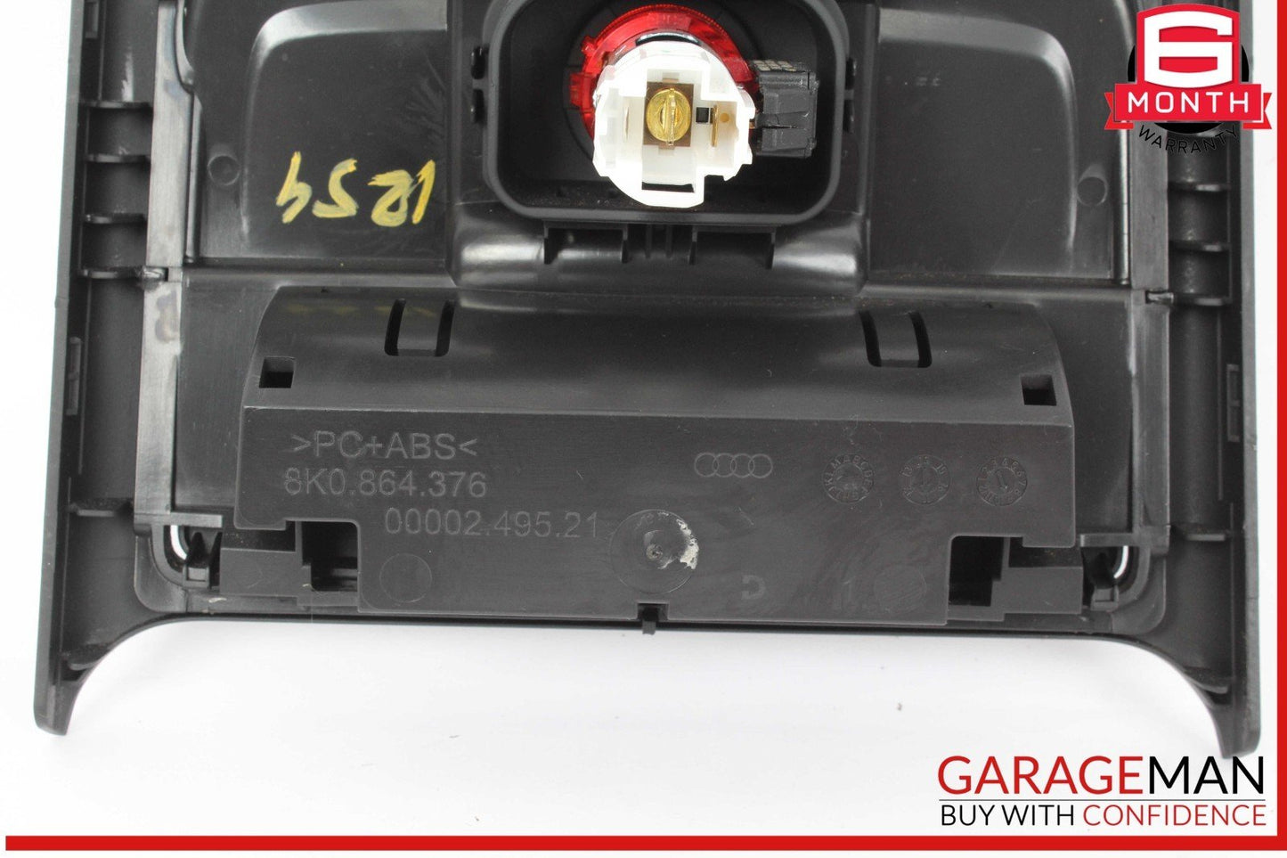 09-12 Audi S4 Rear Center Console Air Vent Trim Cover Panel 8K0864376 OEM