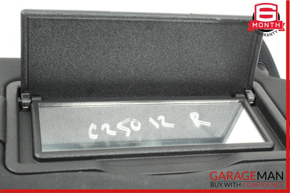 08-14 Mercedes W204 C250 Front Right Side Sun Visor Sunvisor Shade Cover Black