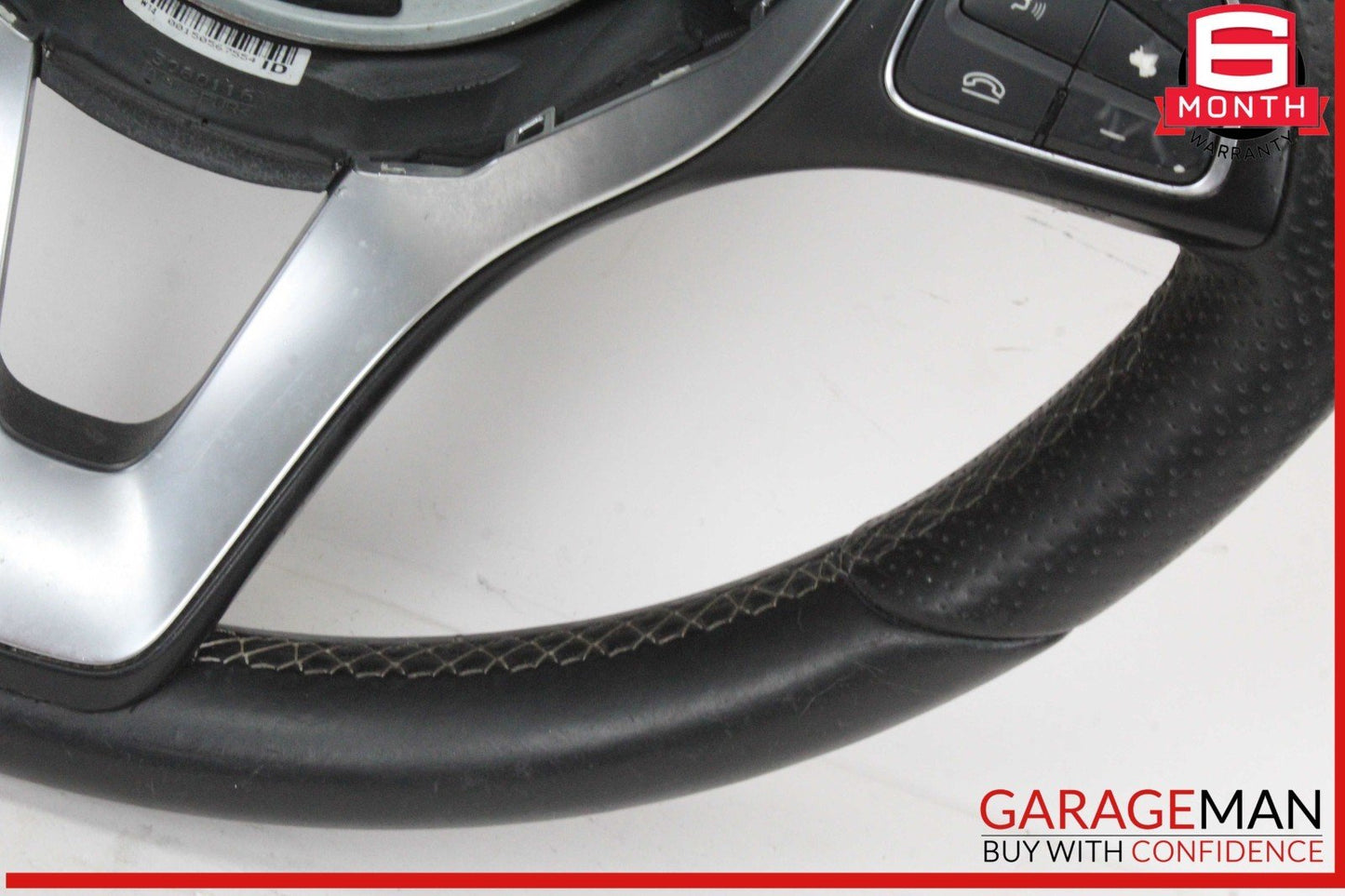 14-19 Mercedes W117 CLA250 Steering Wheel w/ Paddle Shifters Black OEM