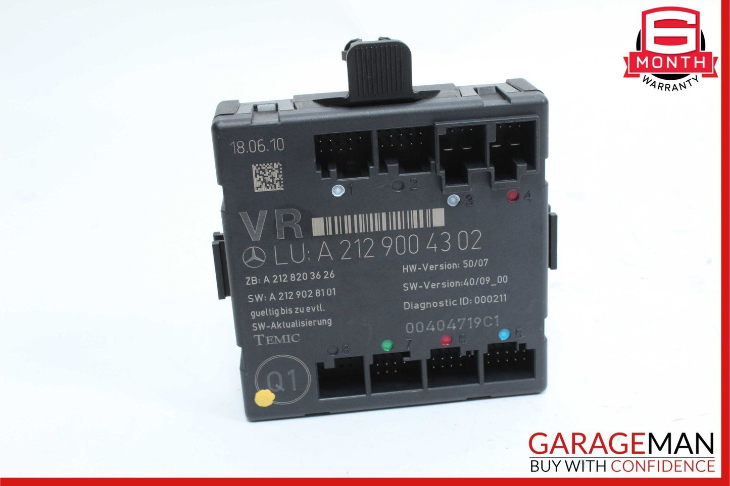 08-18 Mercedes W204 C250 C300 C350 Front Right Side Door Control Module Unit OEM