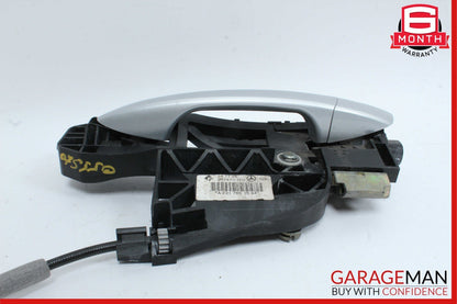 07-13 Mercedes W221 S550 Rear Left Driver Side Exterior Door Handle Silver OEM