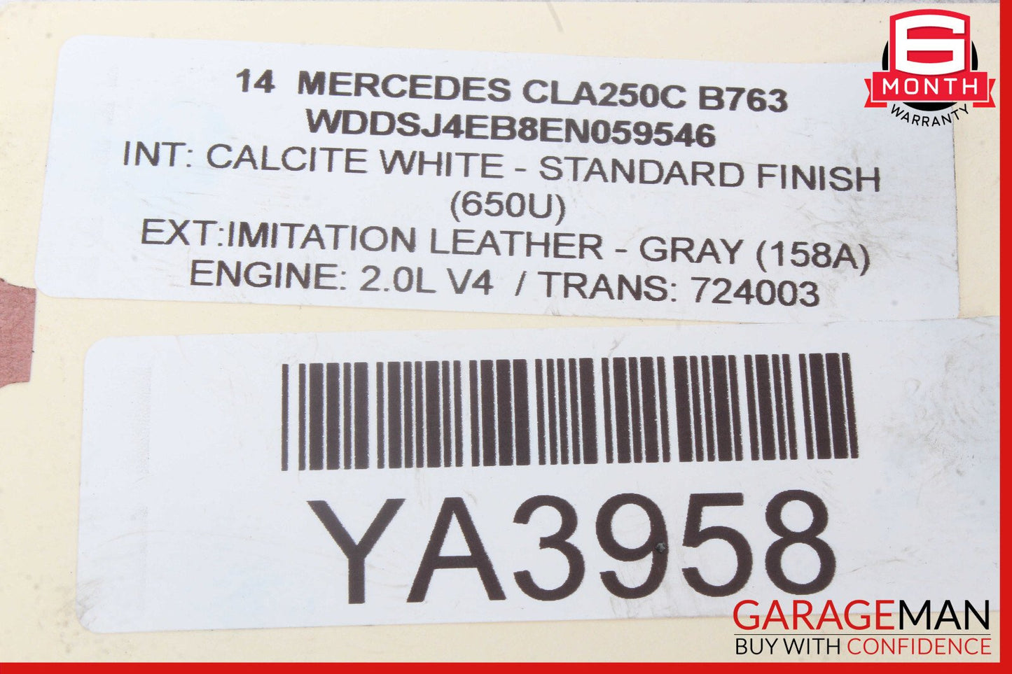14-19 Mercedes W117 CLA250 Rear Left/Right Upper Control Arm OEM