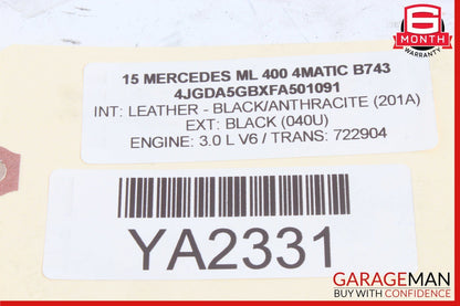 12-19 Mercedes W166 ML400 GL550 Rear Right Side Upper Camber Control Arm OEM