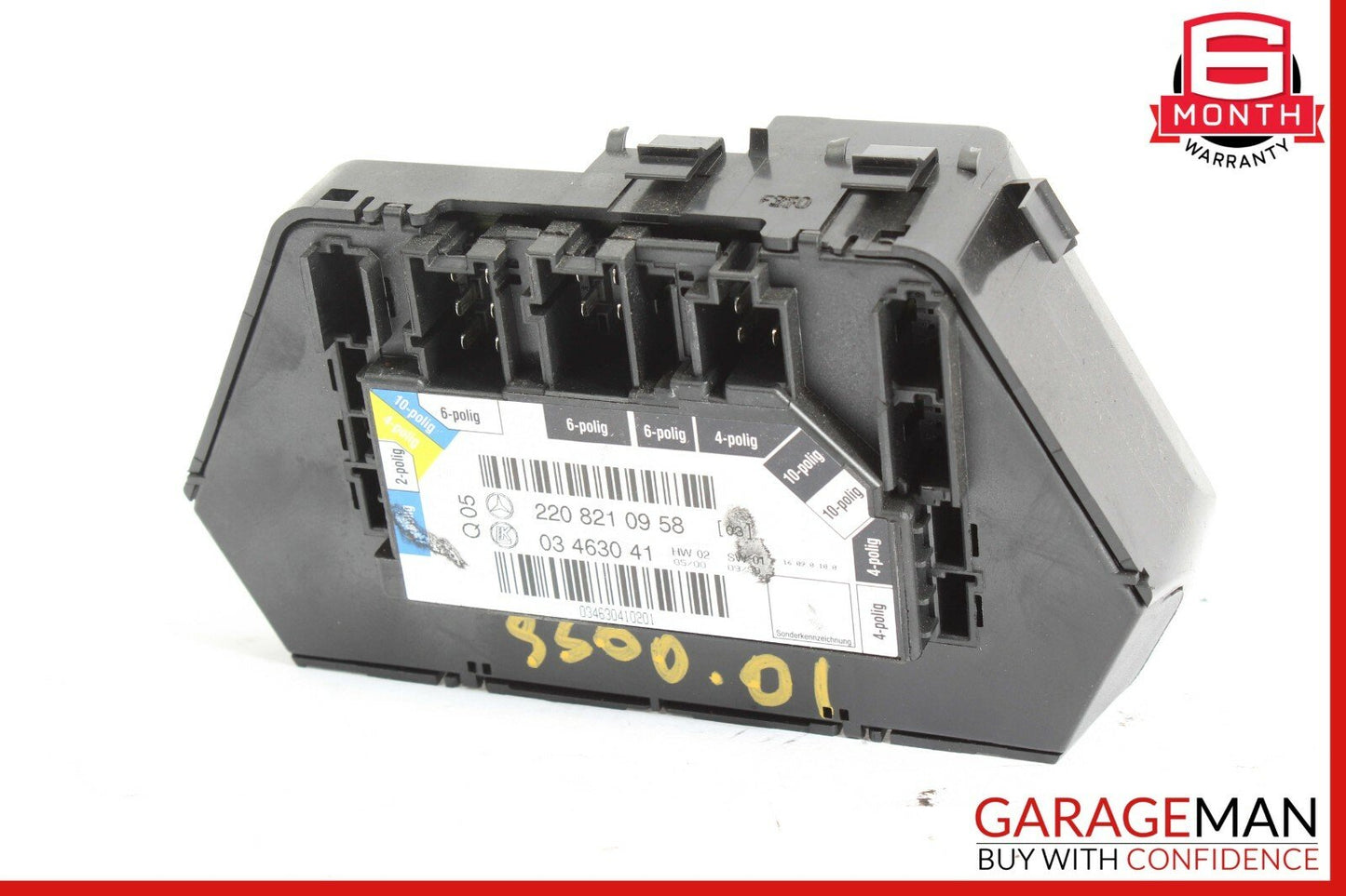 00-06 Mercedes W220 S500 Rear Left Driver Side Seat Switch Control Module OEM