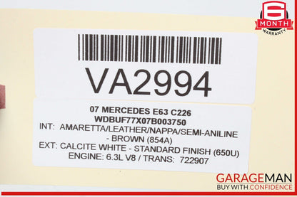03-11 Mercedes R211 E63 E55 AMG Rear Left Driver Side Upper Control Arm OEM